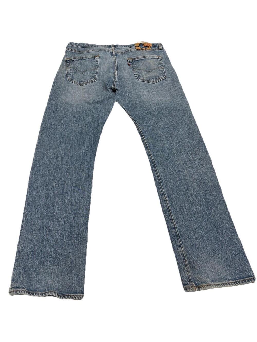 Men’s Vintage Made InMexico 501 High Rise Button Zip Straight L Jeans Size 32x32 - Picture 7 of 7